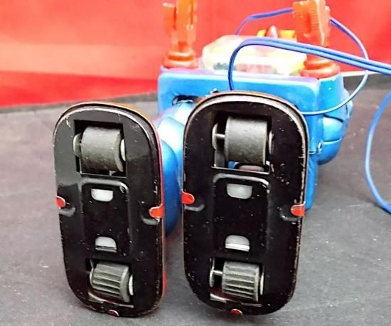 即納！激レア！ 完動品 吉屋 HIGH-WHEEL ROBOT 電動リモコン ブリキ