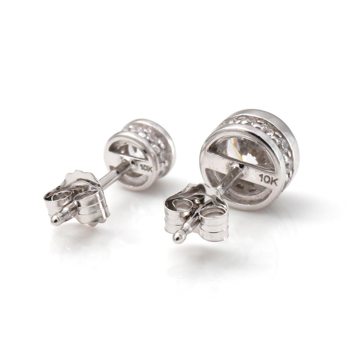 10K ホワイトゴールド ピアス 4mm-6mm - AVALANCHE OFFICIAL STORE