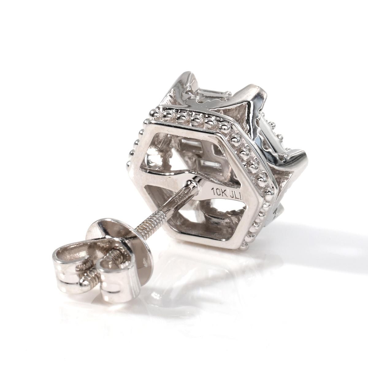 ダイヤモンド 10K ホワイトゴールド ピアス A0128186-WG - AVALANCHE