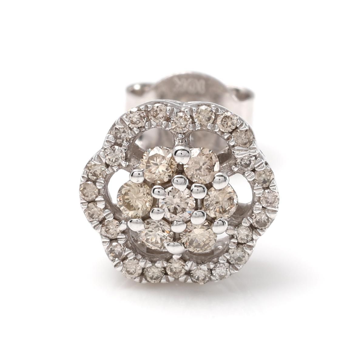 ダイヤモンド 10K ホワイトゴールド ピアス A0132060-WG - AVALANCHE