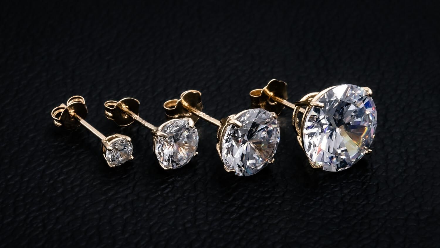 14K イエローゴールド ソリティアピアス 3mm-9mm - AVALANCHE OFFICIAL