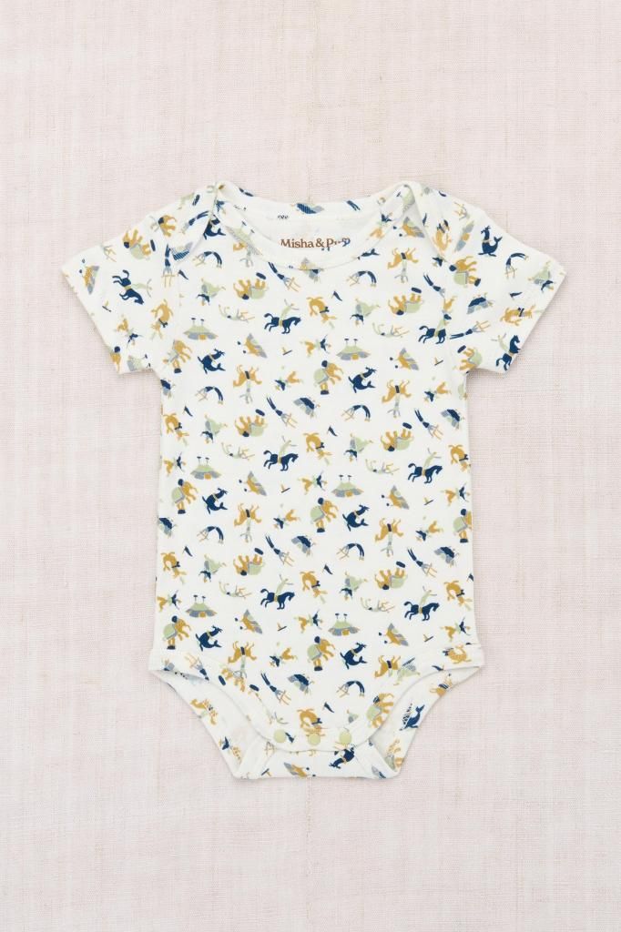 Misha and Puff Baby Lap Onesie - Marzipan Circus - LILY SOURIRE