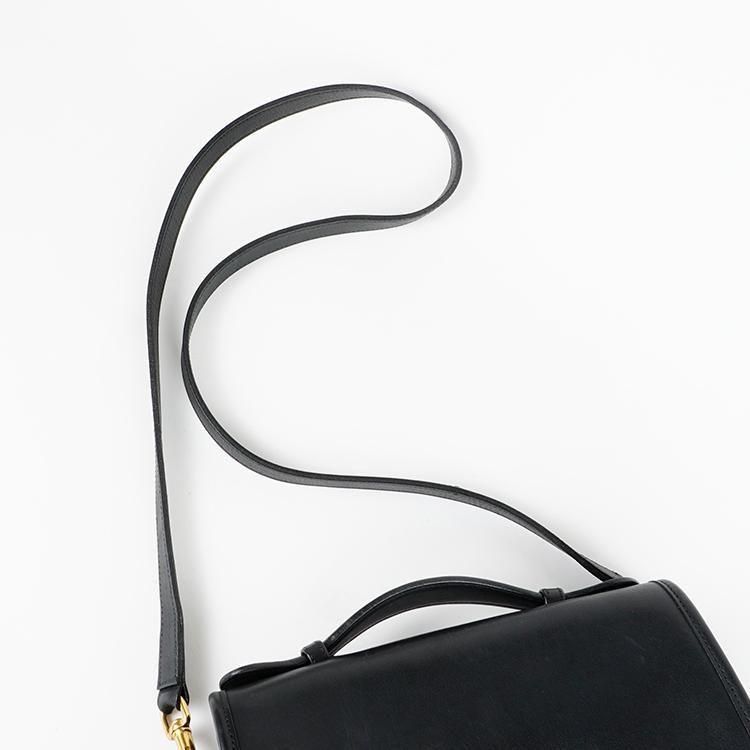 COACH コーチ ターンロック2WAYフラップショルダーバッグ ブラック