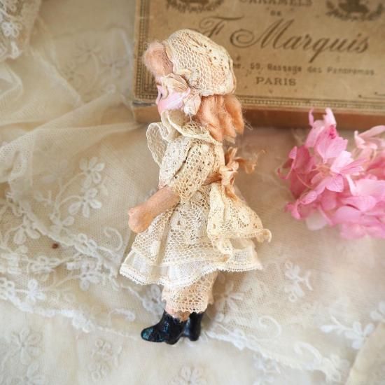 アンティーク ビスクドール | フランス SFBJ 女の子のミニョネット