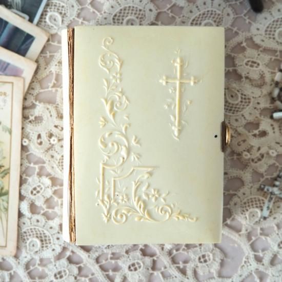 アンティーク 聖書 | フランス 20世紀初頭 セルロイド製の祈祷書 ミサ