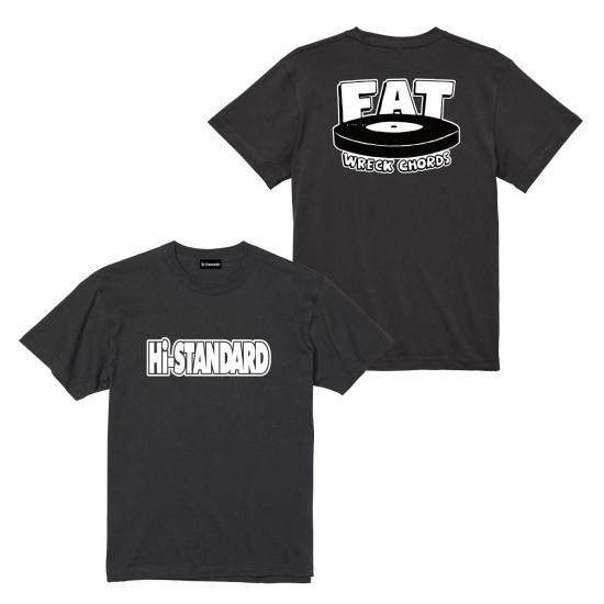 HS×FAT T-shirt（SUMI） - Hi-STANDARD OFFICIAL WEB STORE