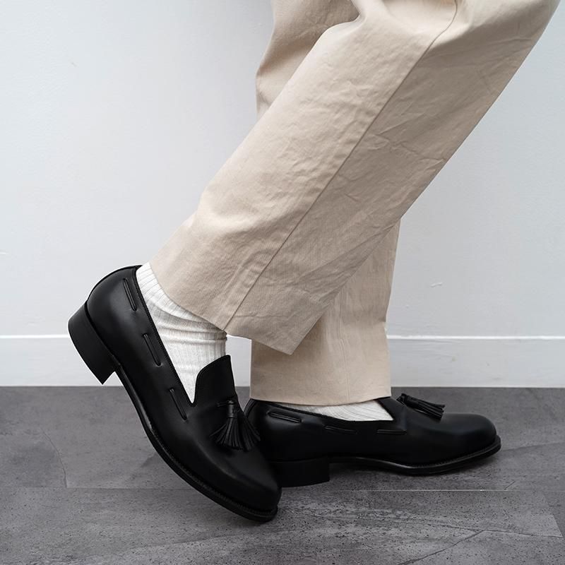 forme】Tassel Loafer Plain toe Calf Black - THIRTY' THIRTY' STORE