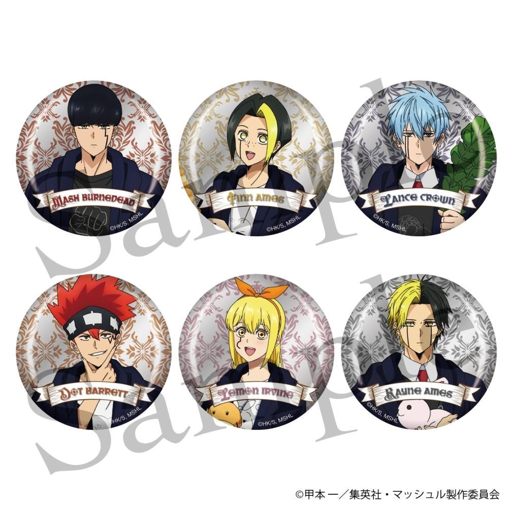 TVアニメ『マッシュル－MASHLE－』 トレーディング艶缶バッジ 全6種