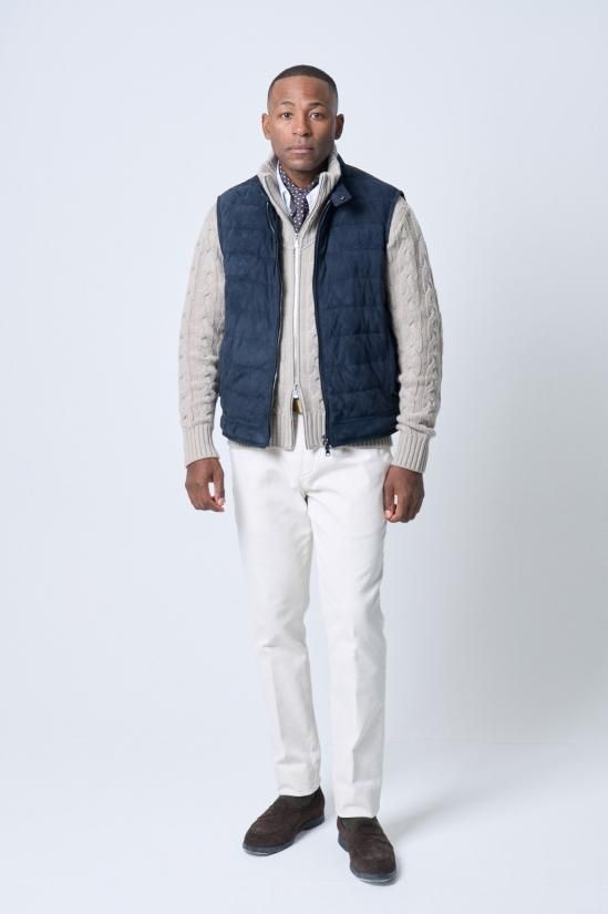 EMMETI / JURI ゴートスキンスエードダウンベスト - 【公式】 Vandori