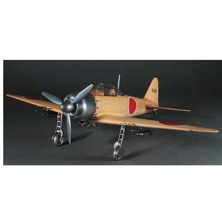 木製模型 零戦（1/24スケール・全長 378mm・完成重量 700g） - 【公式