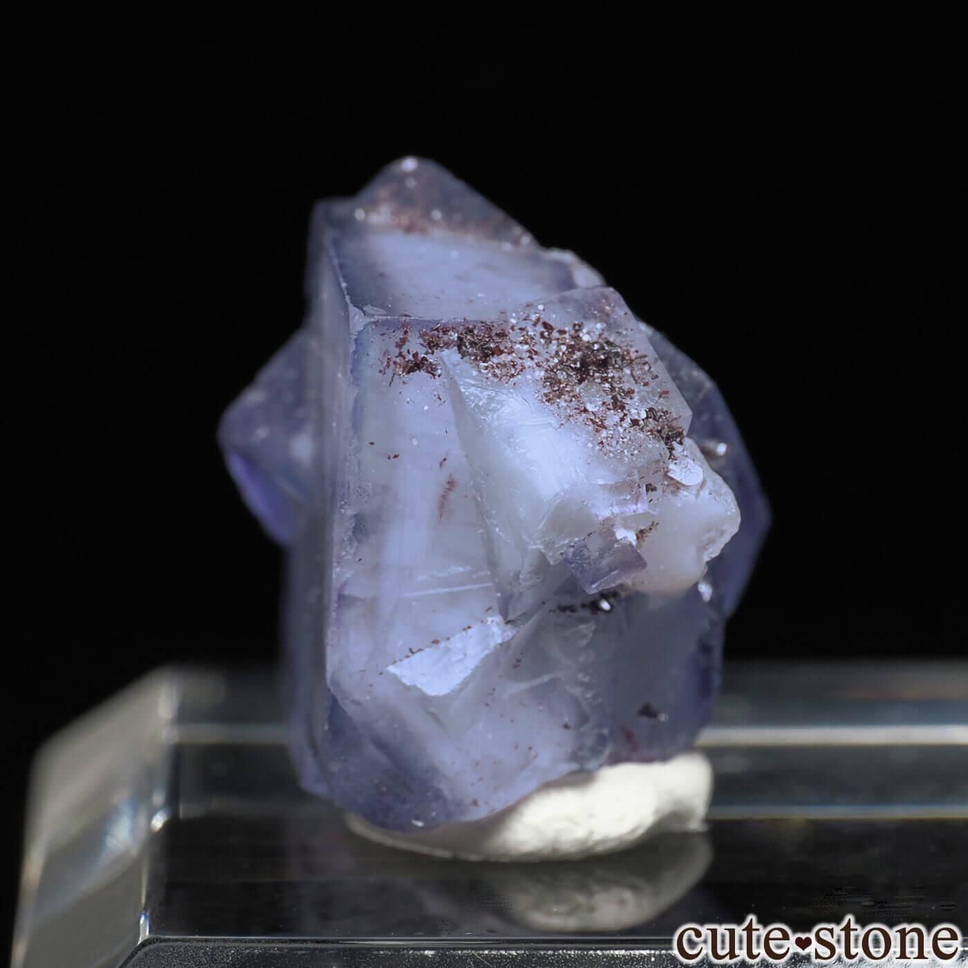 ヤオガンシャン産 フローライト（ポーセリン）の原石 No.95 - cute stone -