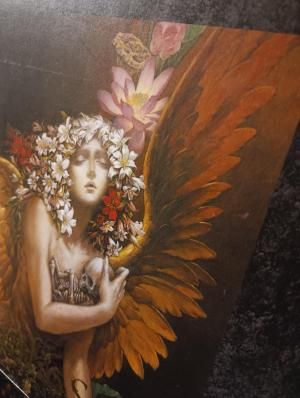 緋いユリ Santa Lilio Sangre : 小島文美画集 小島文美 飛鳥新社 ※帯