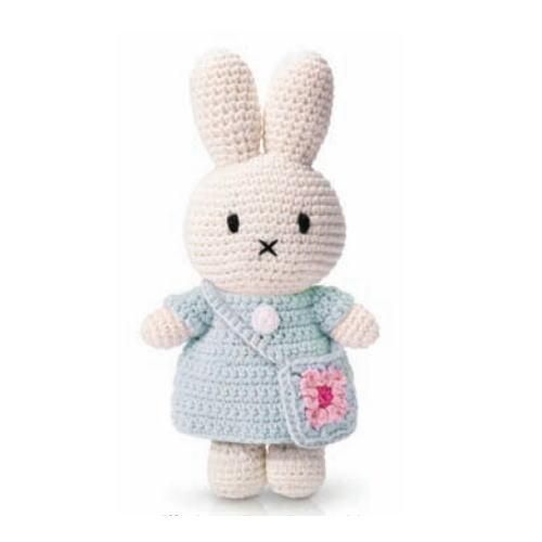 ミッフィー ミント フラワーバッグ付き あみぐるみ - Just Dutch