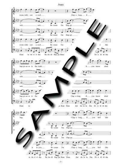 Happy 【アカペラ混声5声部】 - Hearts-Beat-Music（アカペラ本舗／弦