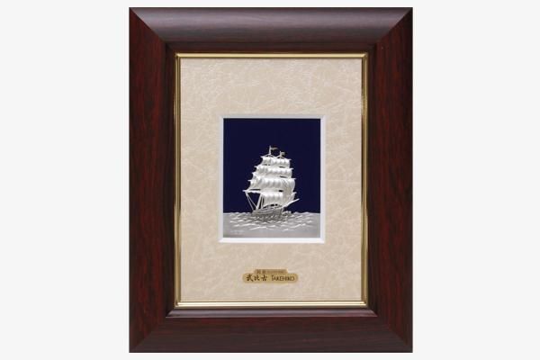 純銀卓上額 帆船 2号 - TAKEHIKO - 武比古 - 日本の伝統工芸・関工芸