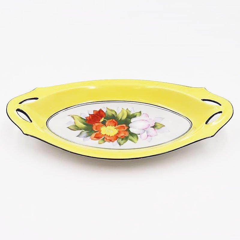 希少なアールデコ期のノリタケセロリ皿