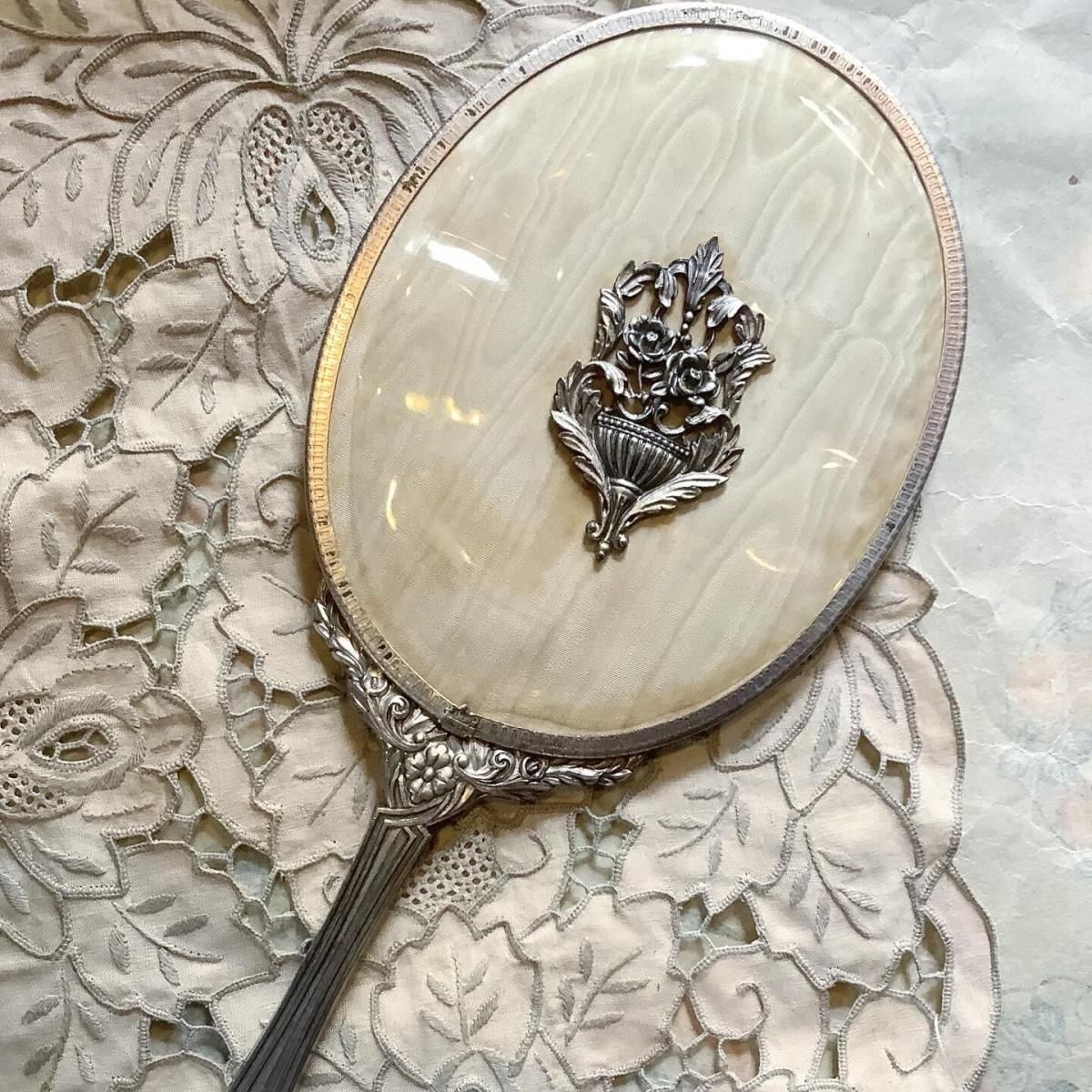 昭和レトロ箱付き 香水瓶&ミラーセット