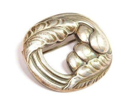 ☆希少☆ 美品 ジョージジェンセン 100C ブローチ フラワー