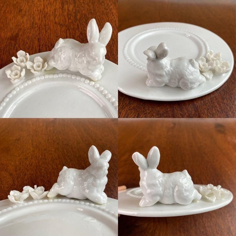 ドイツ製クローマー社ウサギケーキスタンド