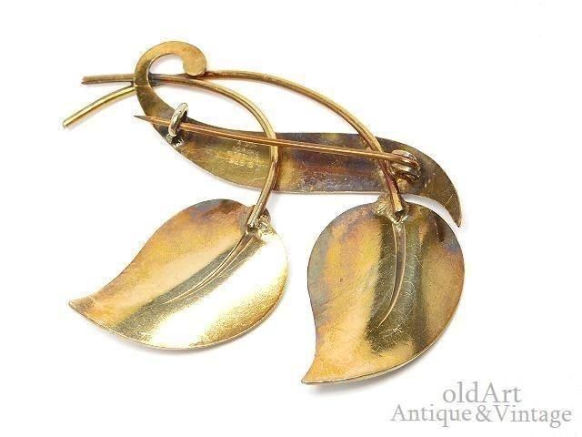 希少なノルウェー製アンティークシルバーブローチ Albert Scharning作