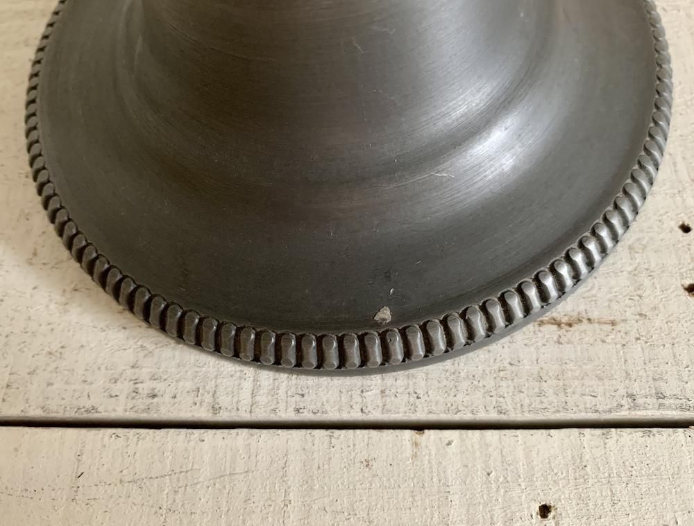 フランス製アンティークピューターピッチャー重厚感あり