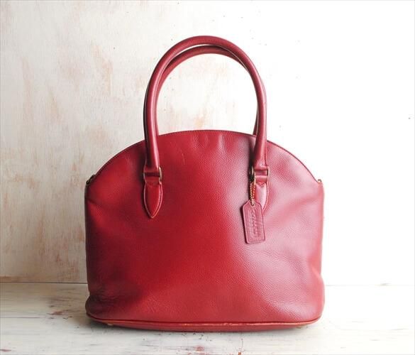 アンティーク オールドコーチ レザー ハンドバッグ イタリア製