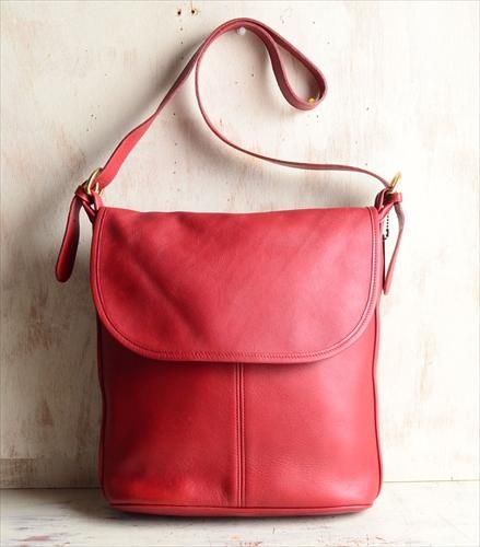 USA製 COACH オールドショルダーバッグ 本革ボルドー