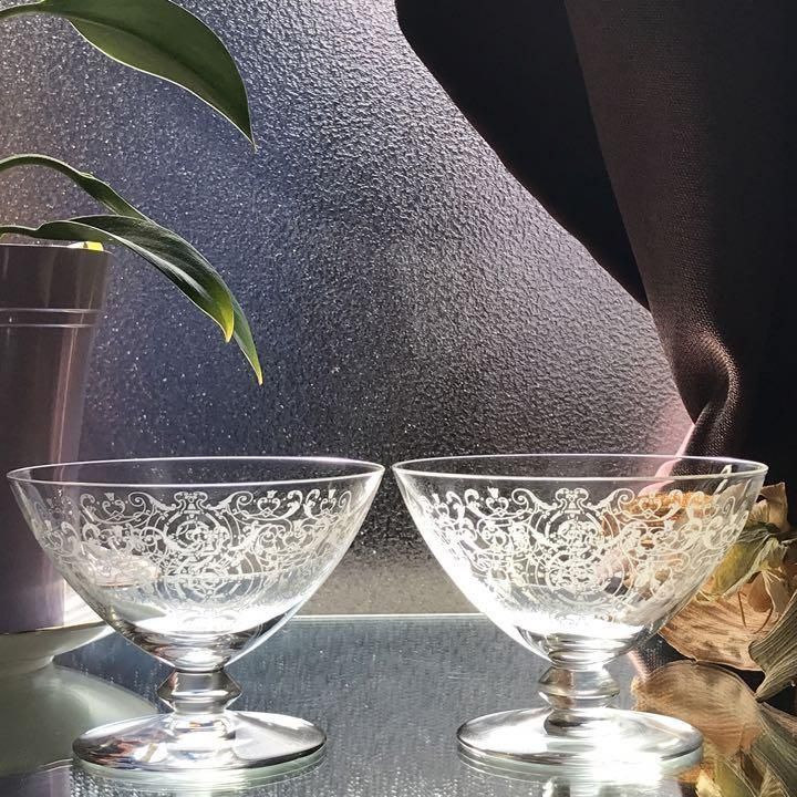 アンティーク オールドバカラ ヴェルサイユ シャンパンクープ