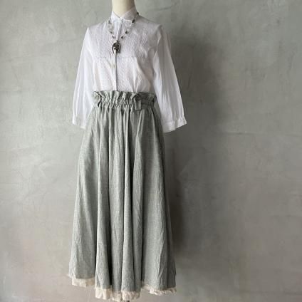 1950年代 フランス 刺繍 タイト ブラウス（France Embroidery Tight