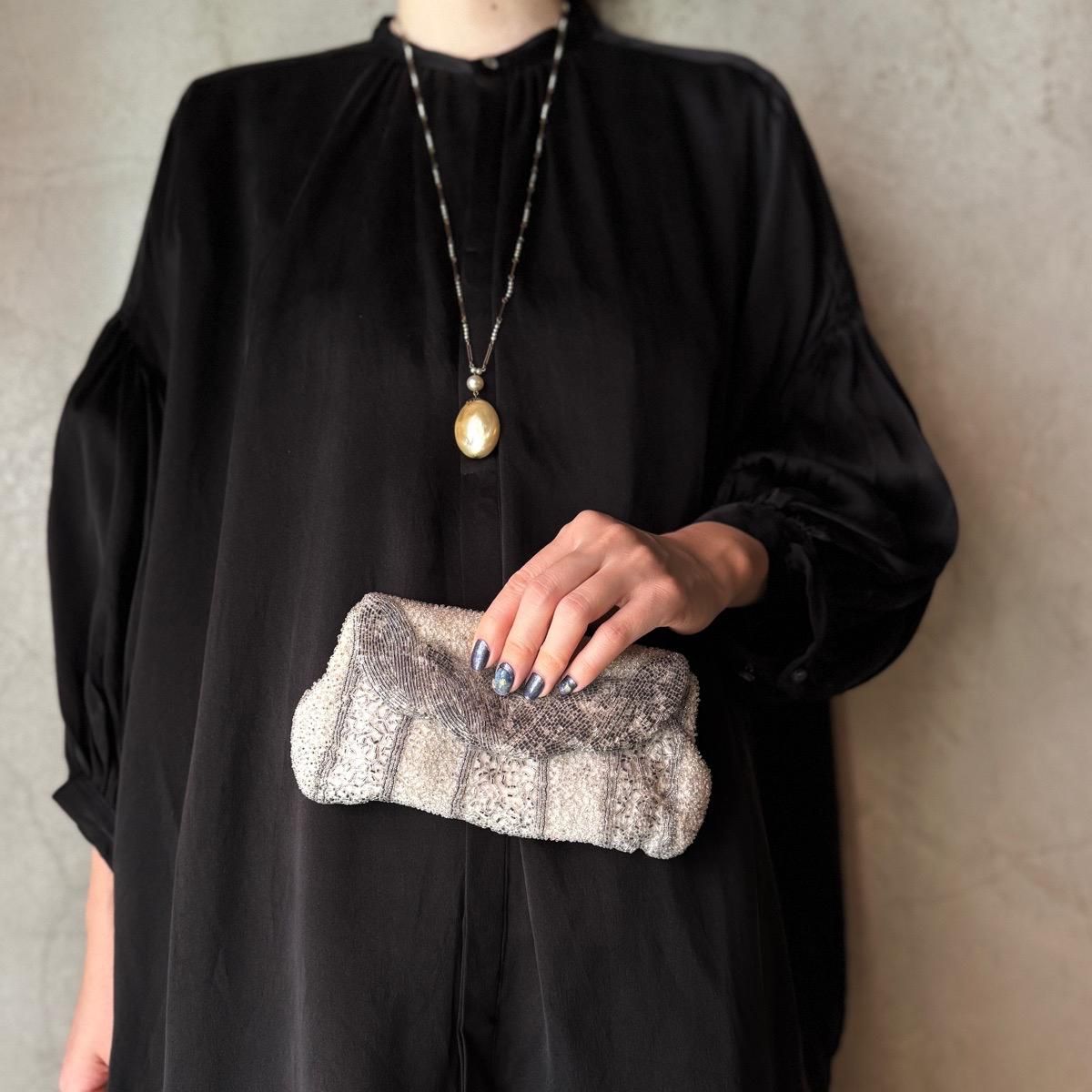 1920-30年代 ガラスビーズ クラッチバッグ（Art deco Glass Beads