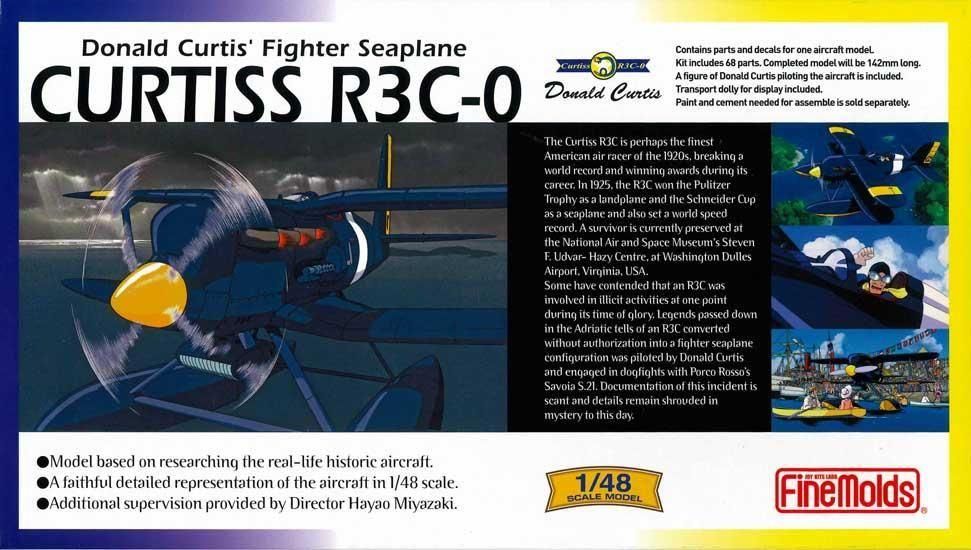 1/48 カーチス R3C-0 非公然水上戦闘機 紅の豚 プラモデル
