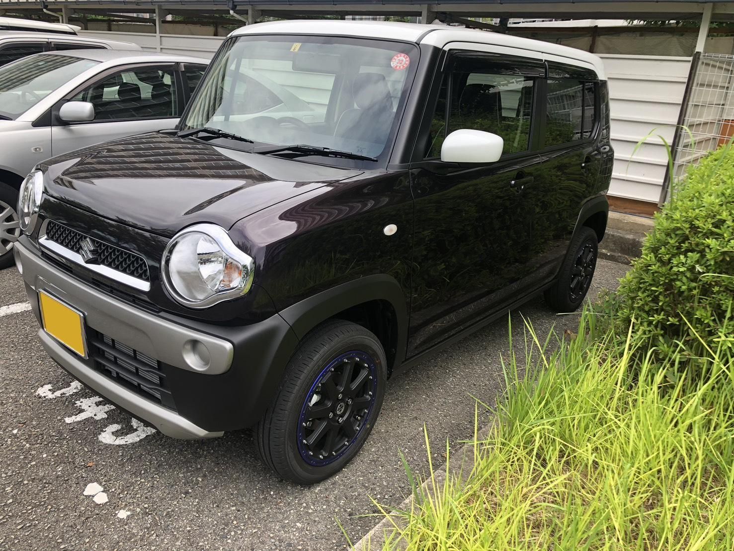 スズキ ハスラーをオリーブドラブでオールペン！ - 刷毛（ハケ