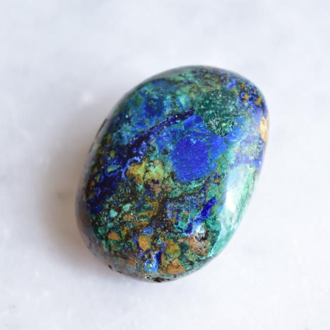 アズロマラカイト ラピュタ ペルー・ナスカ産 60g/ポリッシュ