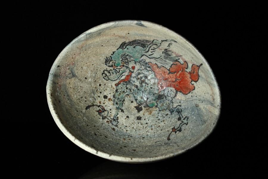 中国清時代 清渡小碗3点 木箱付 口径8.5㎝ 東Y7-1003☆2Fタサオ 中国清