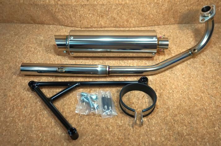 ガレージバル 】 シグナスXマフラー 2025モデルバッフル付きストリート仕様