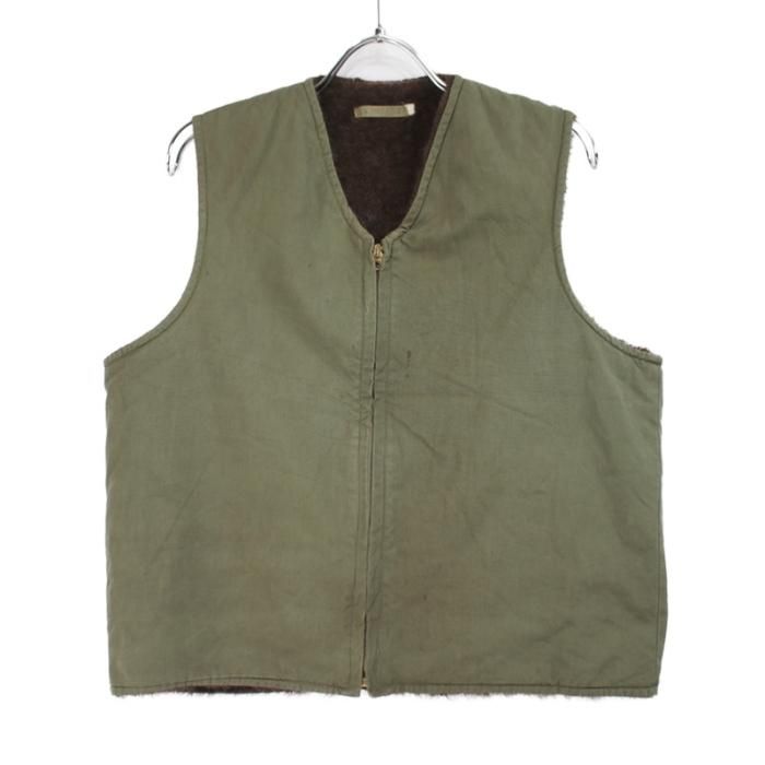 N-1 デッキベスト USN 米軍 40's 実物 ミリタリージャケット アルパカ