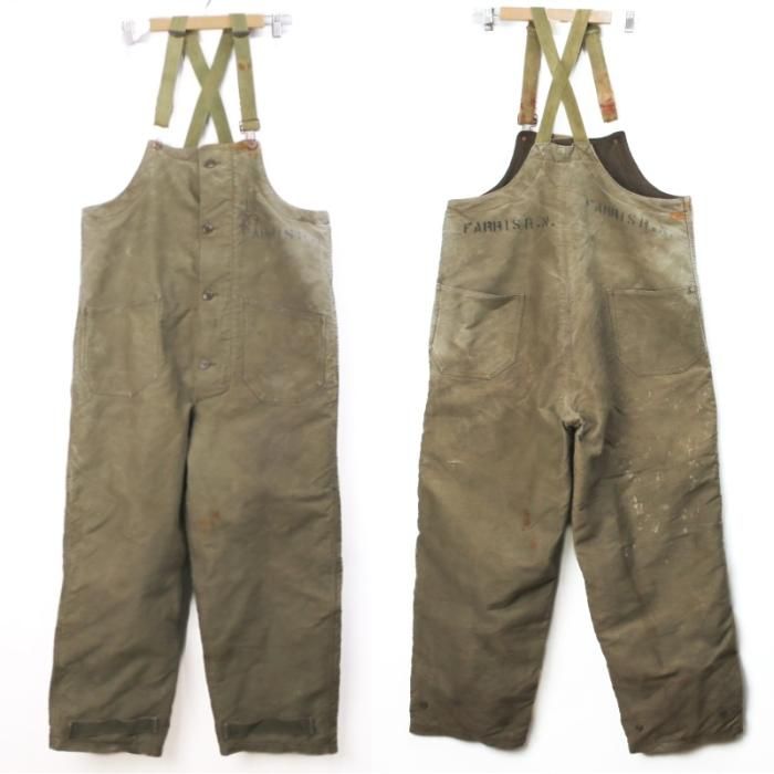 U.S.N. アメリカ海軍 40年代デッキパンツ ヴィンテージ M MEDIUM】40's