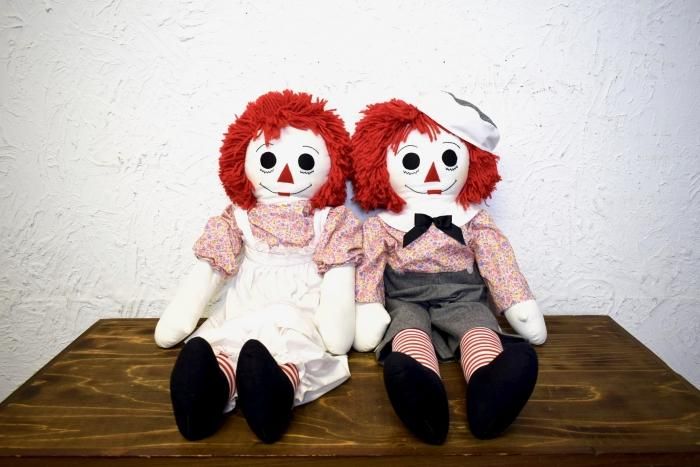 ビンテージ ラガディ・アン＆アンディ ペア人形 - 大阪和泉市の