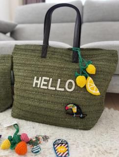 雑誌掲載 ラフィアトートバッグ - NINA BAGS