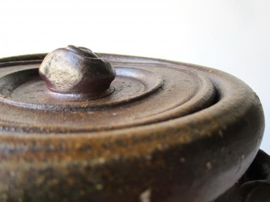 備前焼 耳付水指 (共箱)伊勢崎満 - 茶道具販売 栗林園