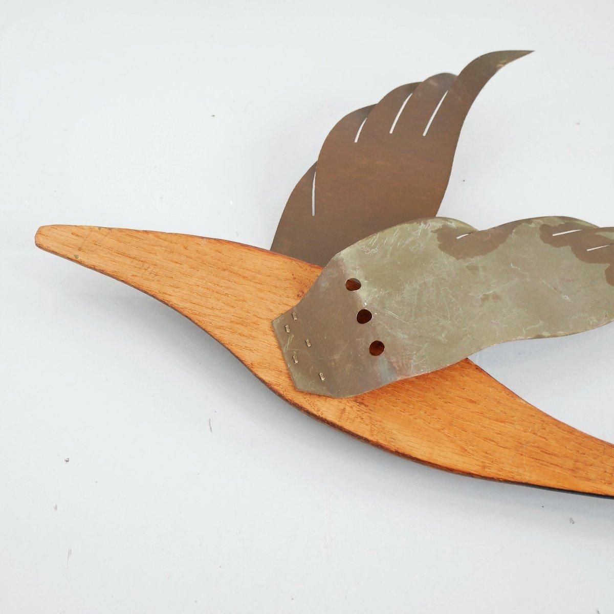 1960's ヴィンテージ ウォールデコ フライングバード 壁飾り ミッド