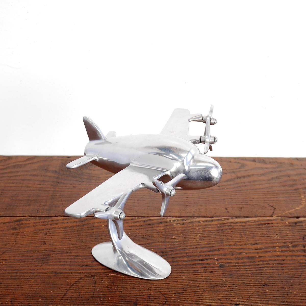 4024 アメリカ 60s ヴィンテージ エアプレン 飛行機 アルミ製 メタル