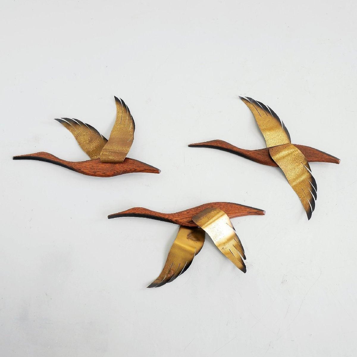 1960's ヴィンテージ ウォールデコ フライングバード 壁飾り ミッド