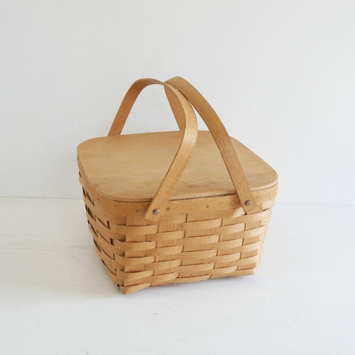 ヴィンテージ ピクニックバスケット アメリカ -通販-ローズボール