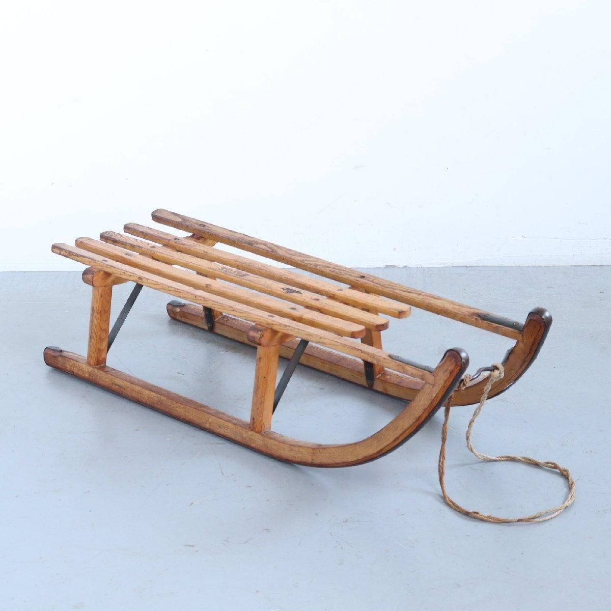 30s 40s DAVOS 木製 ソリ -通販-ローズボールアンティークス