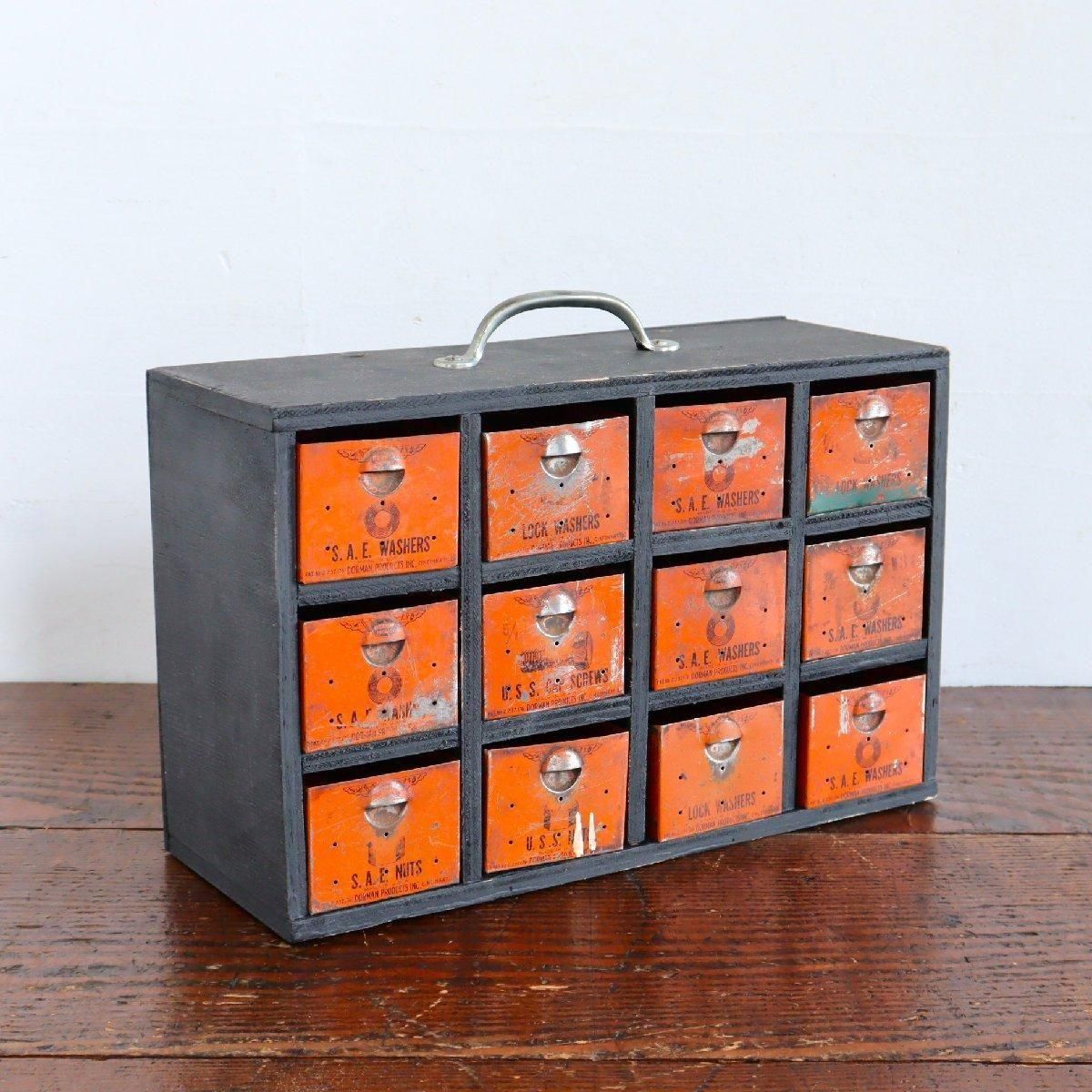 パーツキャビネット 50s DORMAN社製 -通販-ローズボールアンティークス