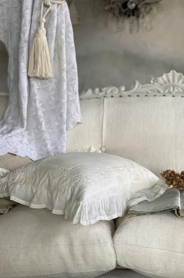 フレンチアンティークレースクッション【パディントン】｜ブロカント