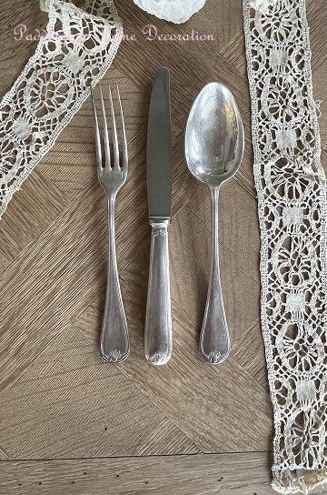 クリストフルシルバー製カトラリー3本セット【パディントン】｜ブロカント