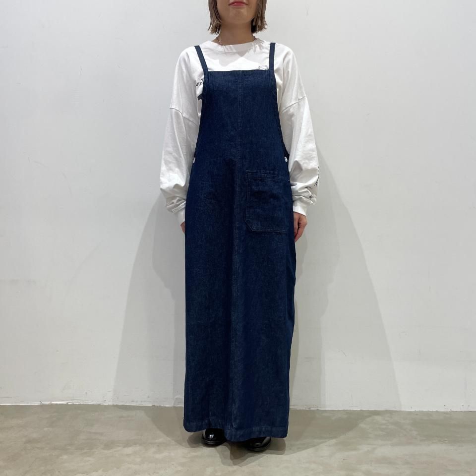 FURALI - デニム エプロンスカート（23SK001B) - Sheth Online Store