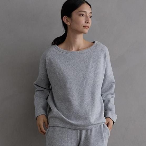 DRESS HERSELF オンライン プルオーバー/ウォームシルク ボートネック